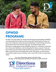 OPWDD Services program flyer
